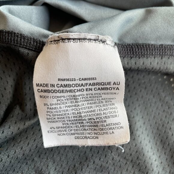 Nike Pro Men's Dri-Fit Fitted Camo Gray/Black T-Shirt, Size Large - Picture 8 of 9